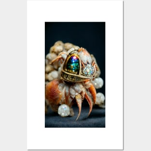 Hermit Crab Bejewelled 02 Posters and Art